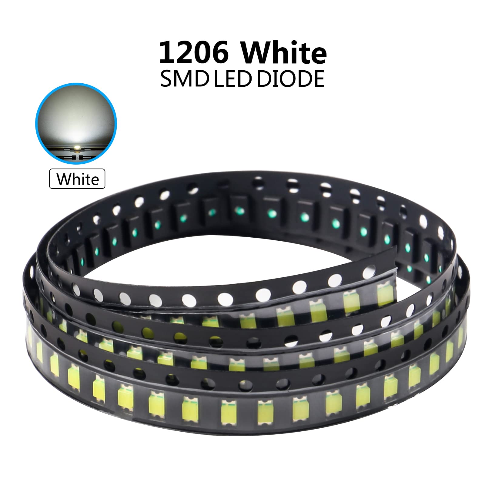 Amazon.com: Coliao 200pcs 1206 White SMD LED Diode Lights Chips
